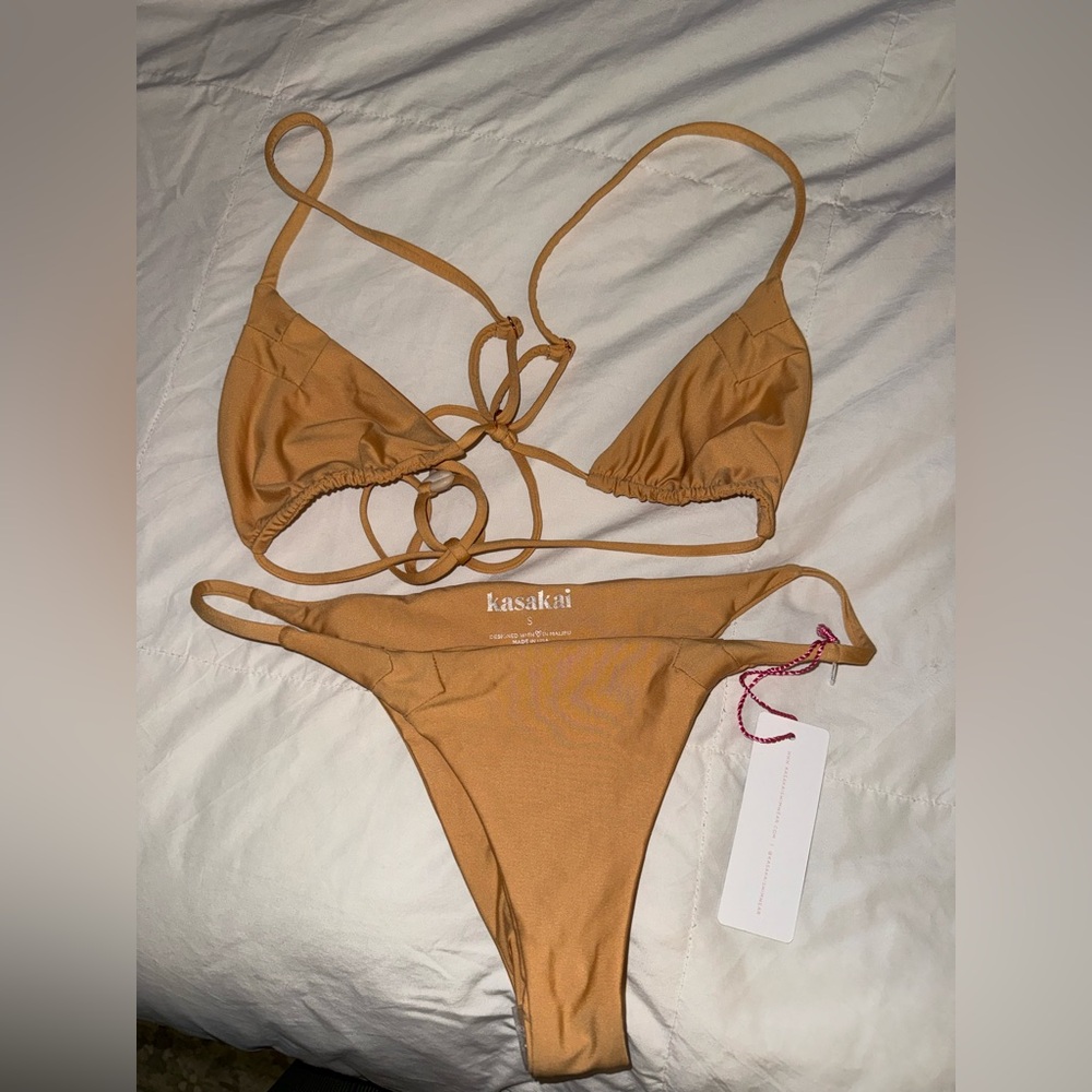 Tan Bikini Set